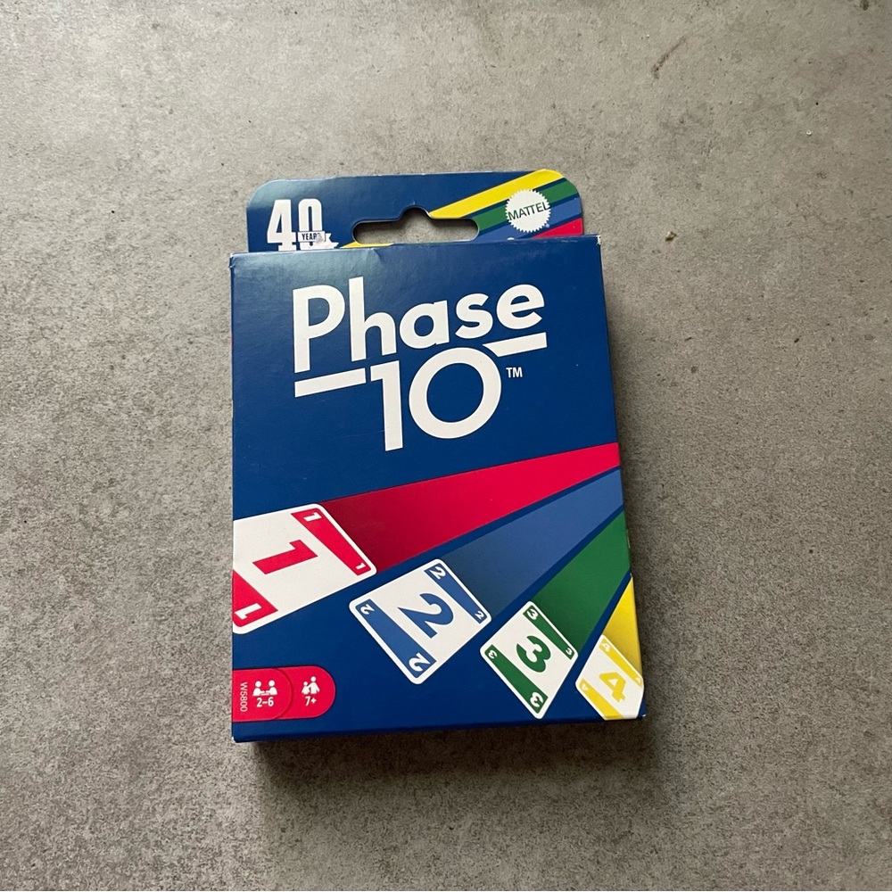 Mattel Phase 10 Card Game - Multicolor